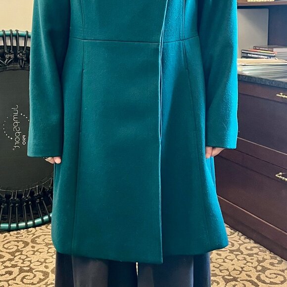 Beautiful teal Talbot's pea coat - Picture 2 of 10